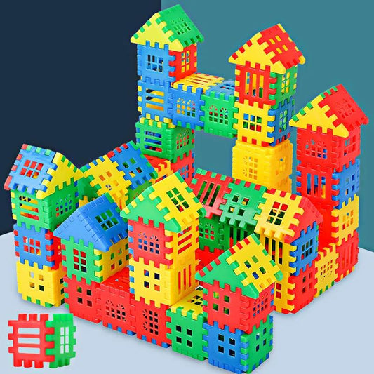 100/160pcs House Building Blocks Baby Educational Learning Construction Developmental Toy Set Brain Game Toys Best Gift For Kids