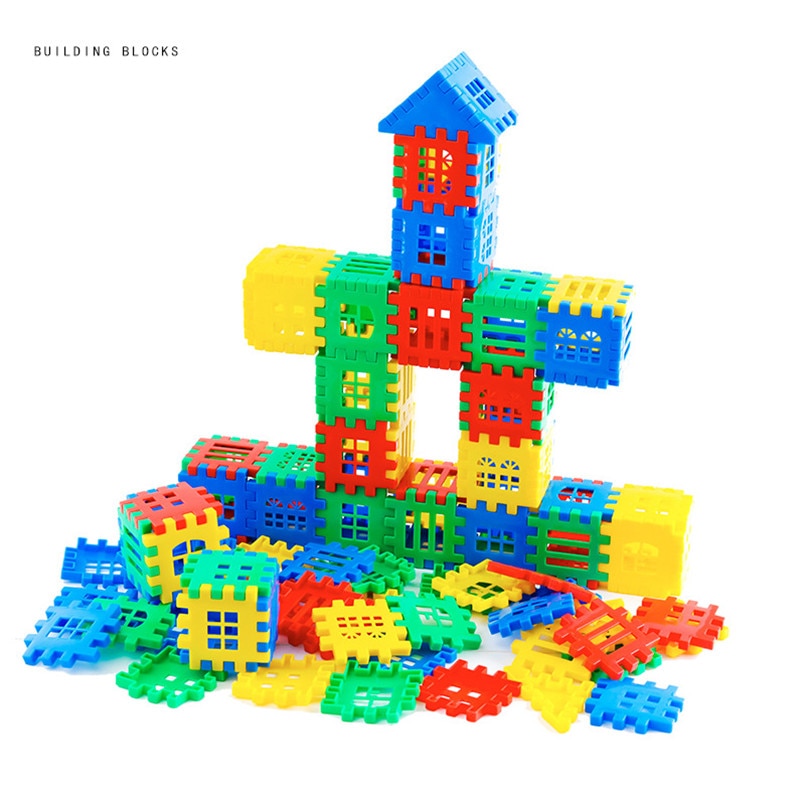 100/160pcs House Building Blocks Baby Educational Learning Construction Developmental Toy Set Brain Game Toys Best Gift For Kids