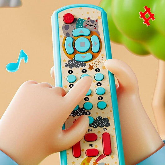 Baby Toy Music Mobile Phone Simulation TV Remote Control Early Educational Toys Electric Learning Machine Gifts For Newborn