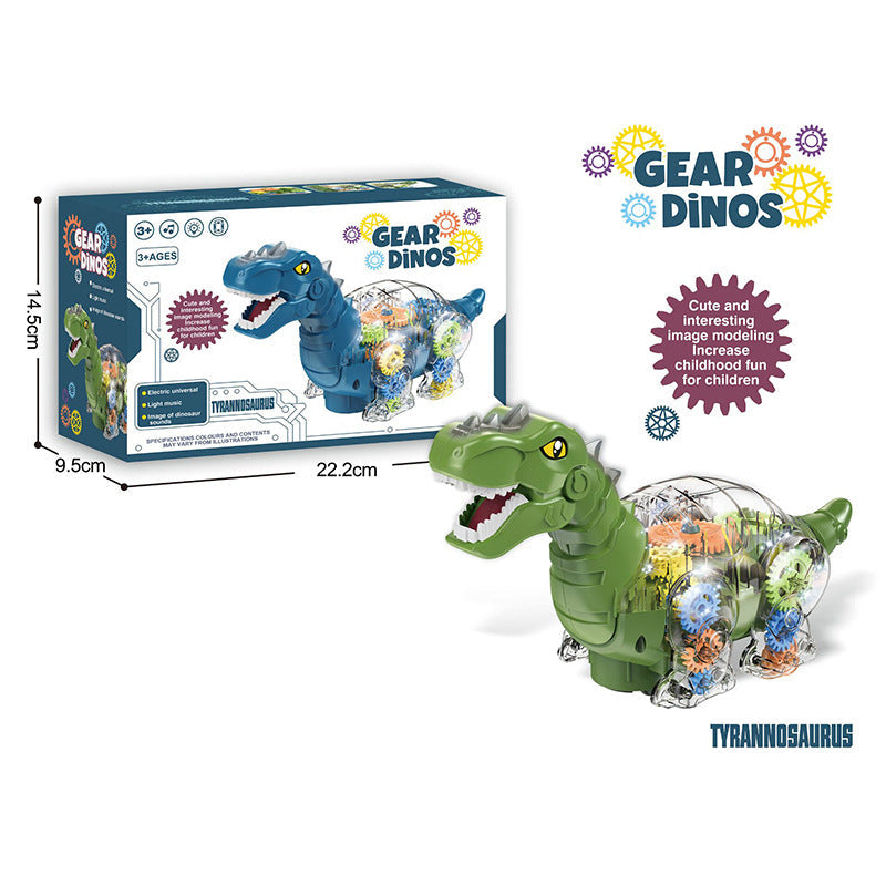 Gear Dinosaur Triceratops Tyrannosaurus With Lighting Music