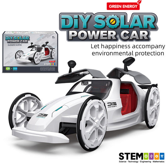 DIY STEM Assembled Racing Solar Cars Educational Toys