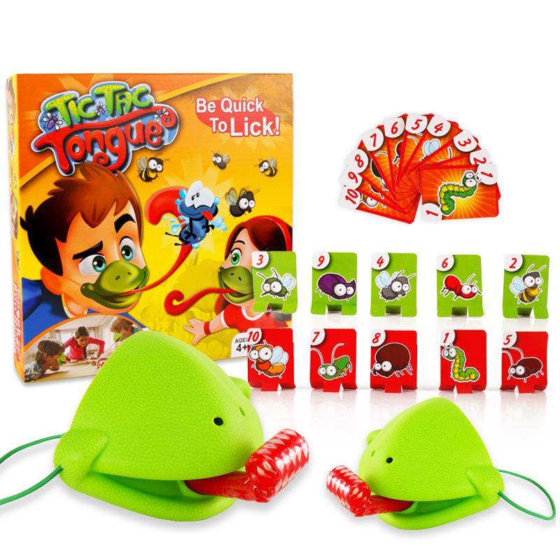 Chameleon Tongue Catch Bugs Family Game Interactive Toy