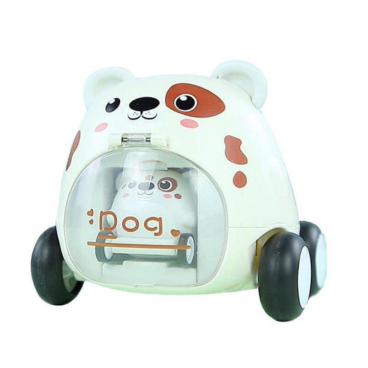 Cartoon Cute Pet Sliding Catapult Car