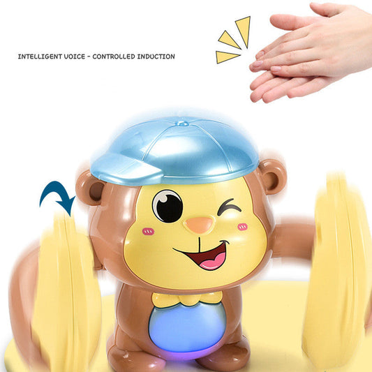 Electric Tumbling Monkey Toy Light Music for Toddlers