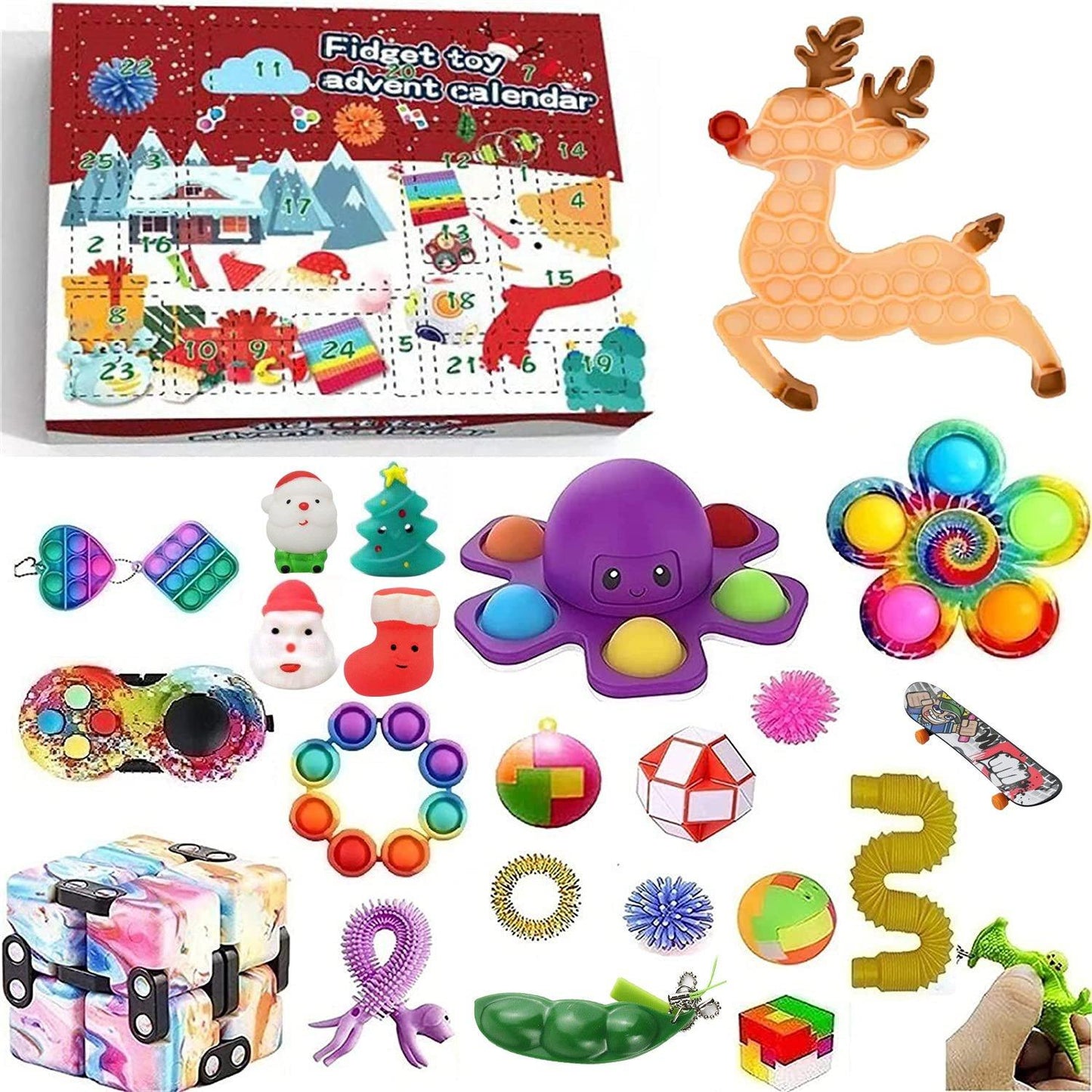 Fidget Advent Calendar 2022 Christmas Toy