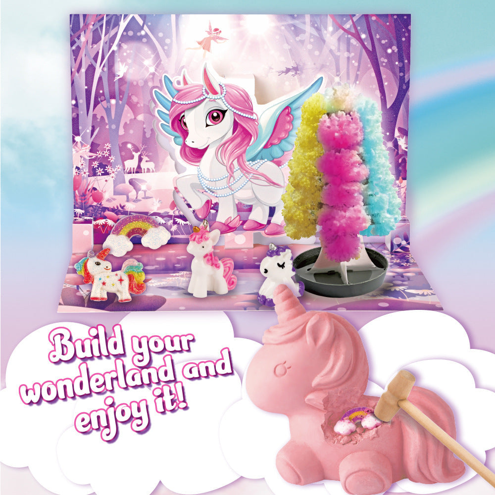 Stem Paper Tree Growing Unicorn Digging 2 In 1 Set