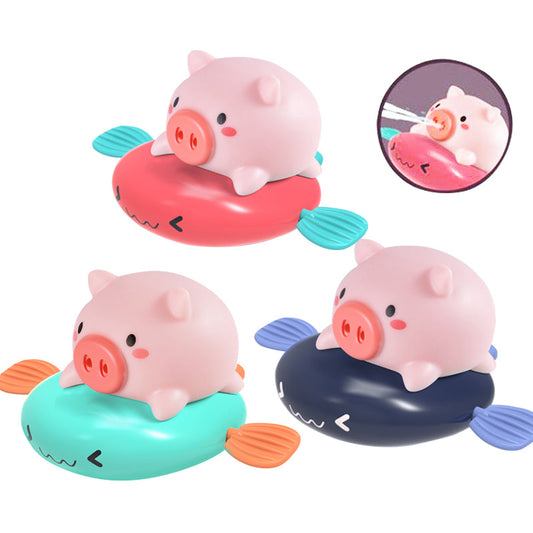 3PCS Cute Cartoon Animal Pull Bath Toy