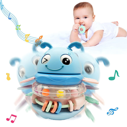 Tumbler Music Baby Rattle Teether Toys Stacking Ring For Kids