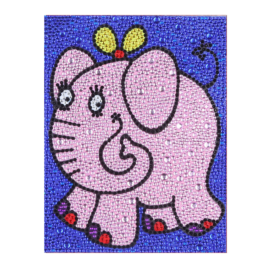 Cartoon Animal Diamond Painting Dinosaur Children Stickers Puzzle