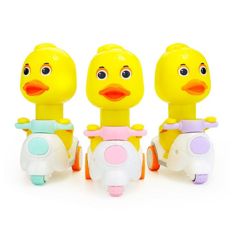 Children Duckling Motorcycle Inertial Pressure Budding Duck