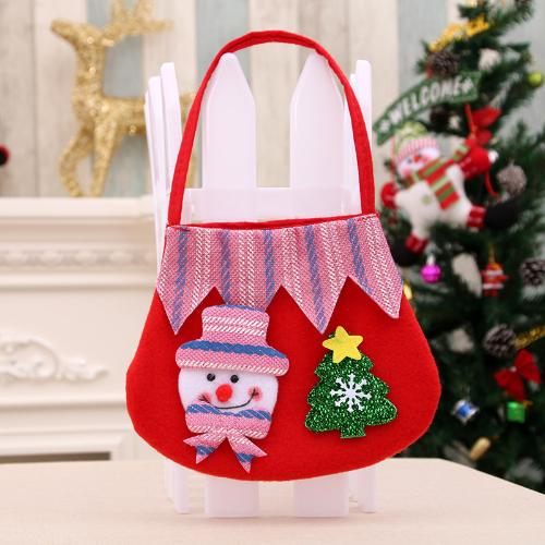 Christmas Knitted Dolls Christmas Eve Candy Gift Bag