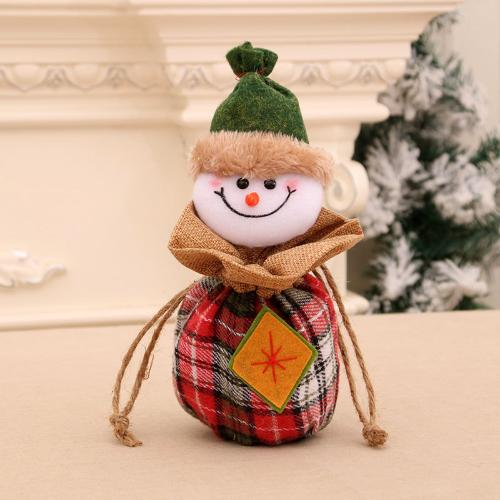 Christmas Knitted Dolls Christmas Eve Candy Gift Bag