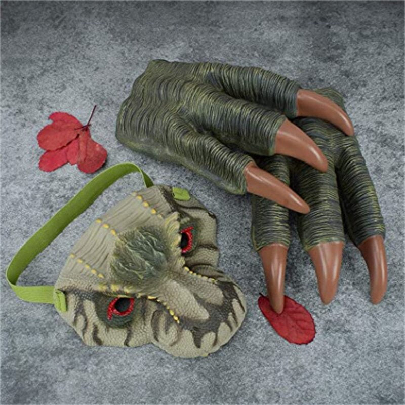 Dinosaur Mask Claws Set For Kids Children Boys Gifts