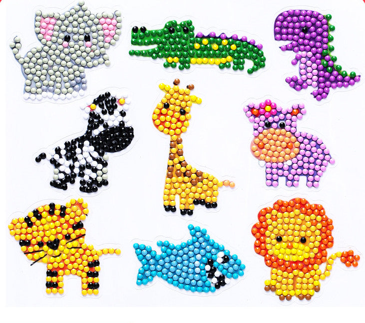 Kids Diamond Painting Stickers Kit  for Children Gift