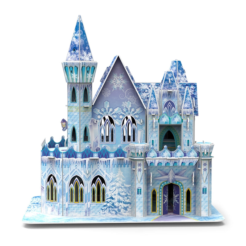 DIY Model Ice Castles 3D Paperboard Puzzle Toys