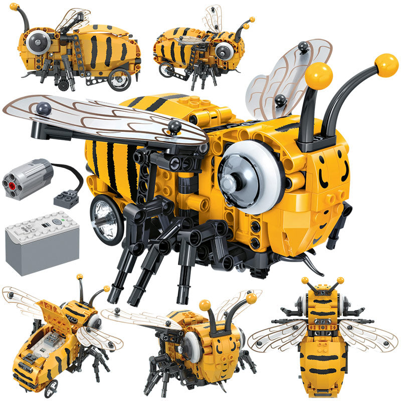 Simulated Electric Little Bee Fly Building Blocks Toys