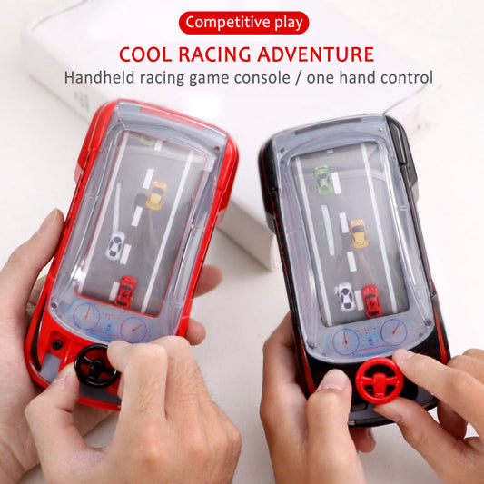 Electric Handheld Racing Car Model Game Machine Toys