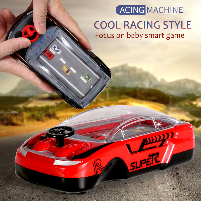 Electric Handheld Racing Car Model Game Machine Toys