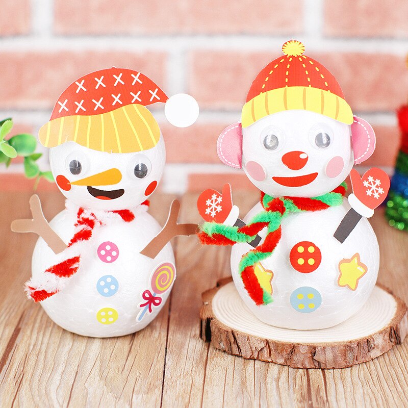 Easy DIY Christmas Snowman for Children