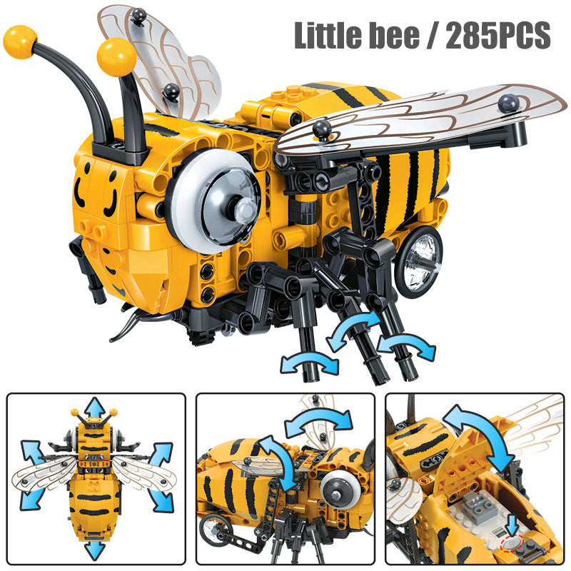 Simulated Electric Little Bee Fly Building Blocks Toys