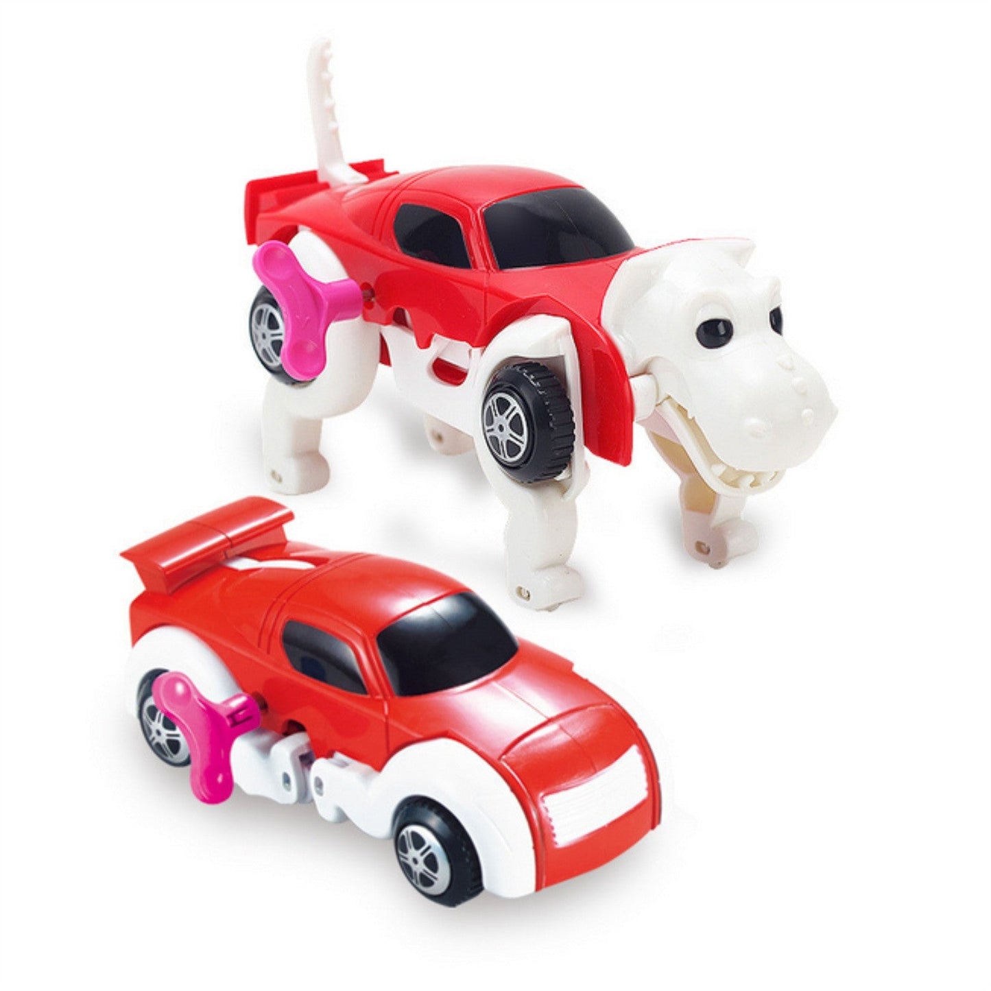 Clockwork Automatically Car Model Deformation Toy