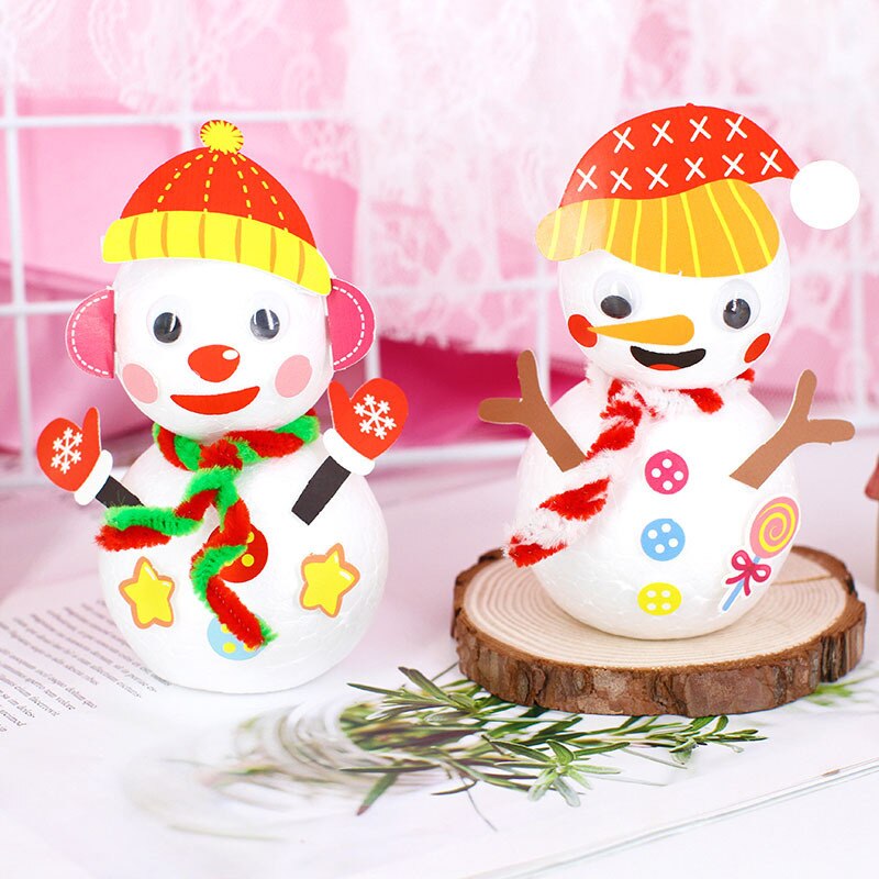 Easy DIY Christmas Snowman for Children