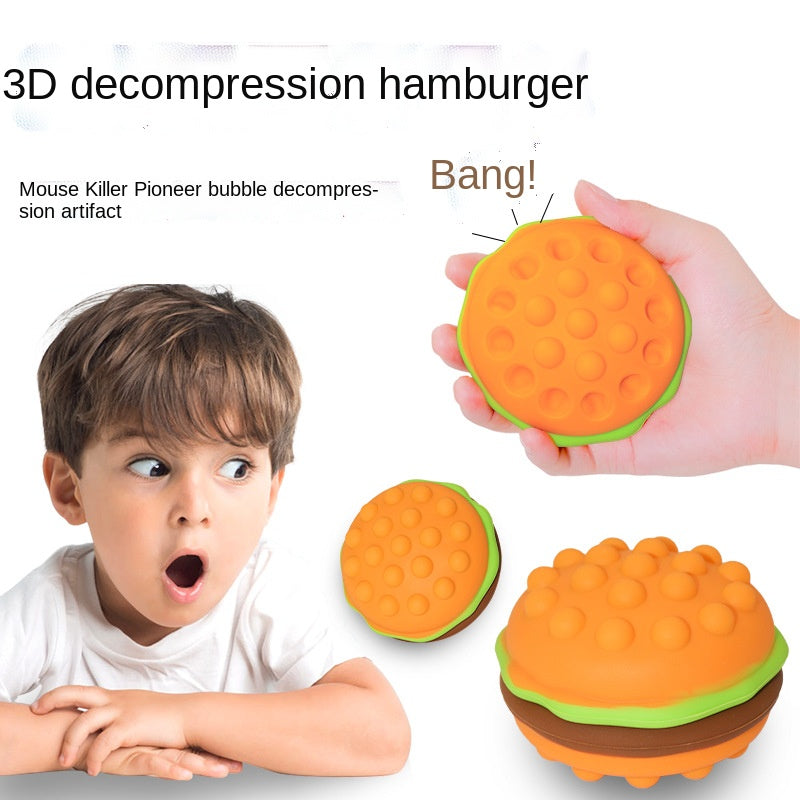 Fidget Toys Hamburger French Fries Stress Relief Toys