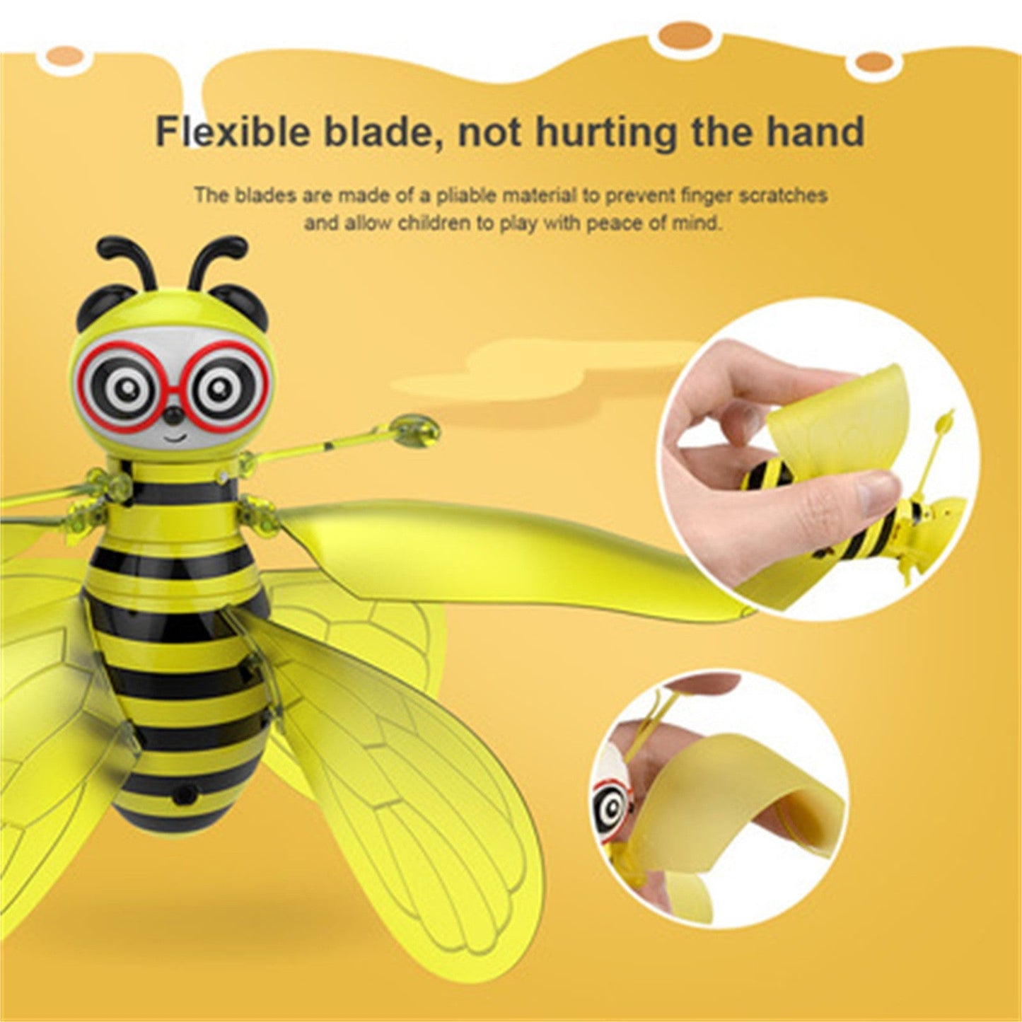 Animal IR Induction Gesture Sensing Flying Toy