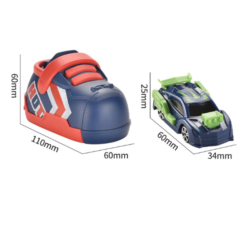 Kid's Ejection Running Shoes Toy Press Shoot Car