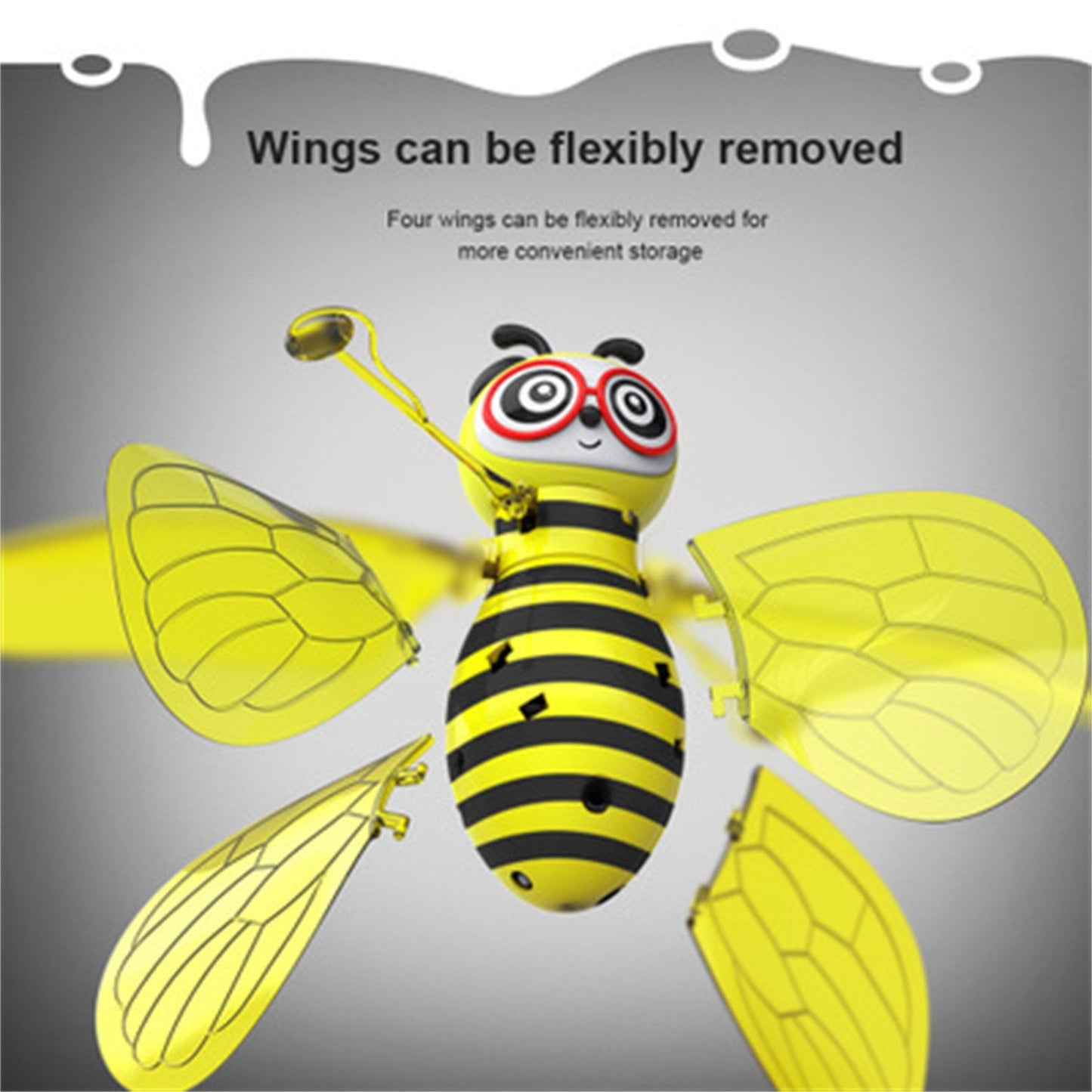 Animal IR Induction Gesture Sensing Flying Toy