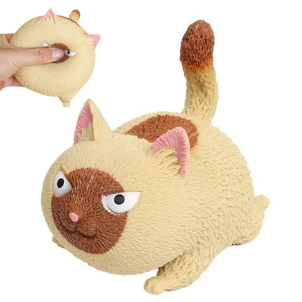 Angry Cat Antistress Ball Stress Relief Squeeze Toy