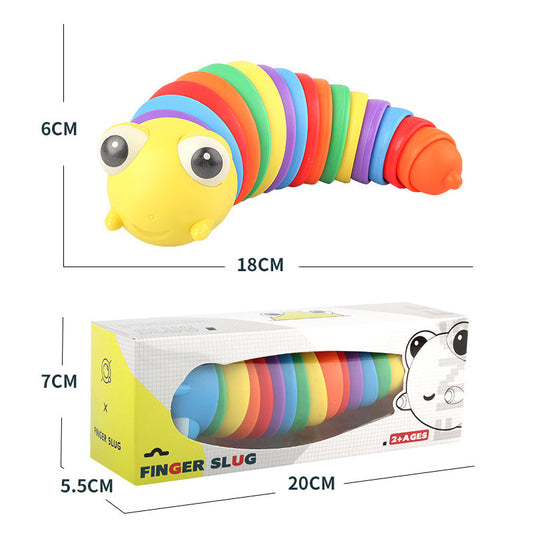 Funny Anti-stress Children Finger Slug Toy Gifts