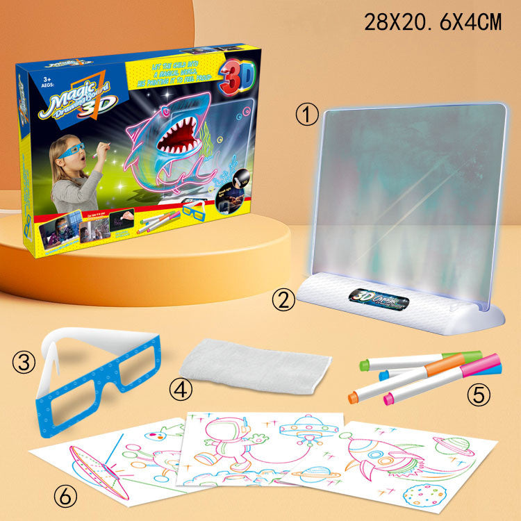 Children's toys Magic Drawing 3D drawing board