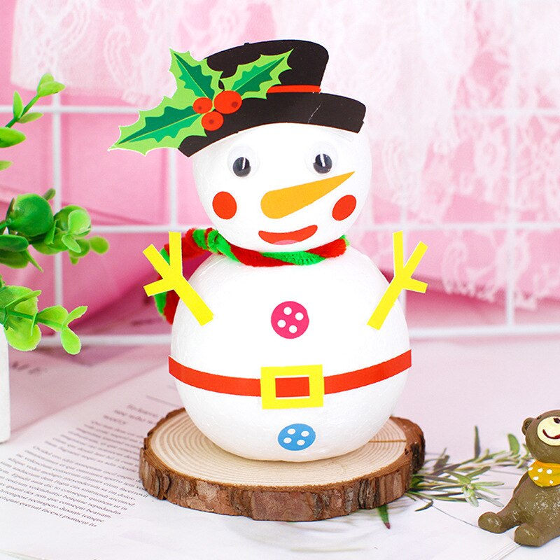 Easy DIY Christmas Snowman for Children