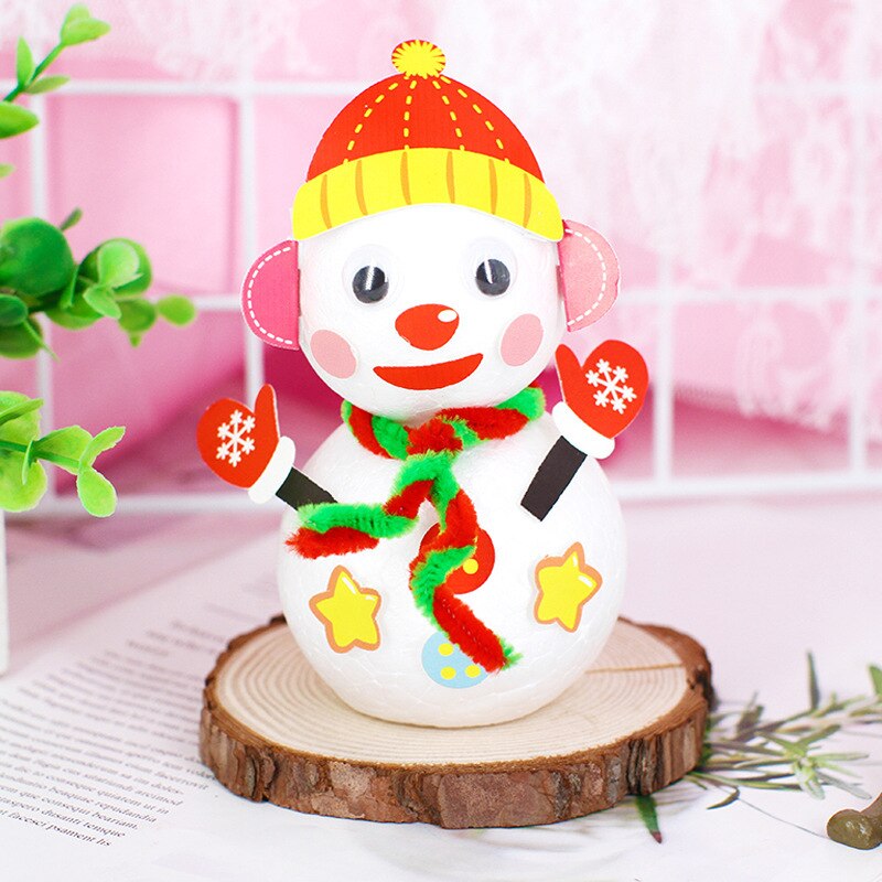 Easy DIY Christmas Snowman for Children