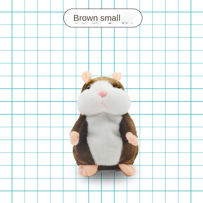 Funny Talking Repeat Hamster Plush Toy Doll Kids Gift