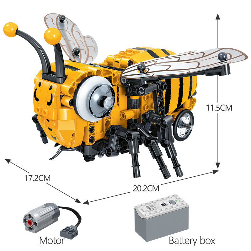 Simulated Electric Little Bee Fly Building Blocks Toys