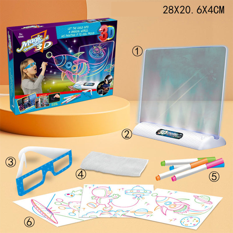 Children's toys Magic Drawing 3D drawing board