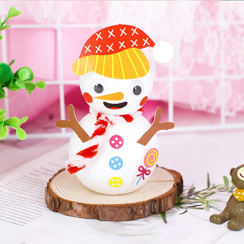 Easy DIY Christmas Snowman for Children