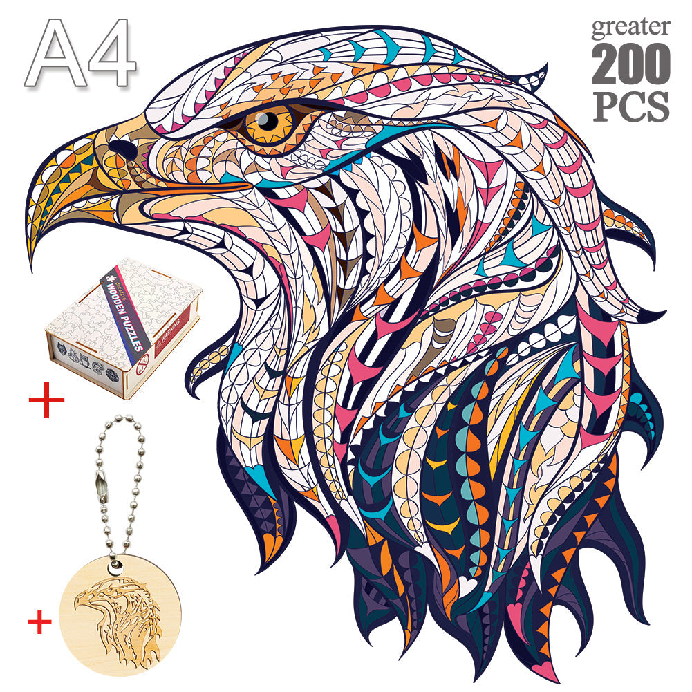 3D Wooden Animal Shape Concentration Jigsaw Puzzle