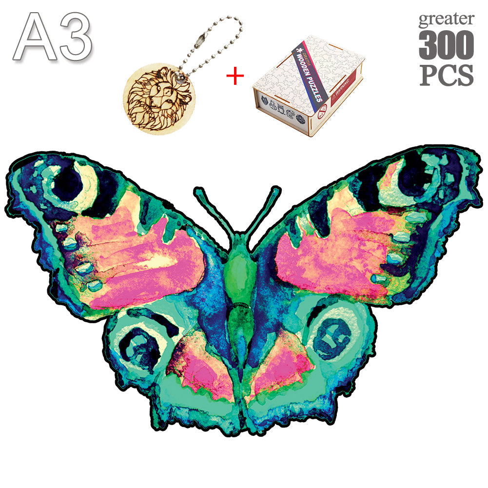 3D Wooden Animal Shape Concentration Jigsaw Puzzle